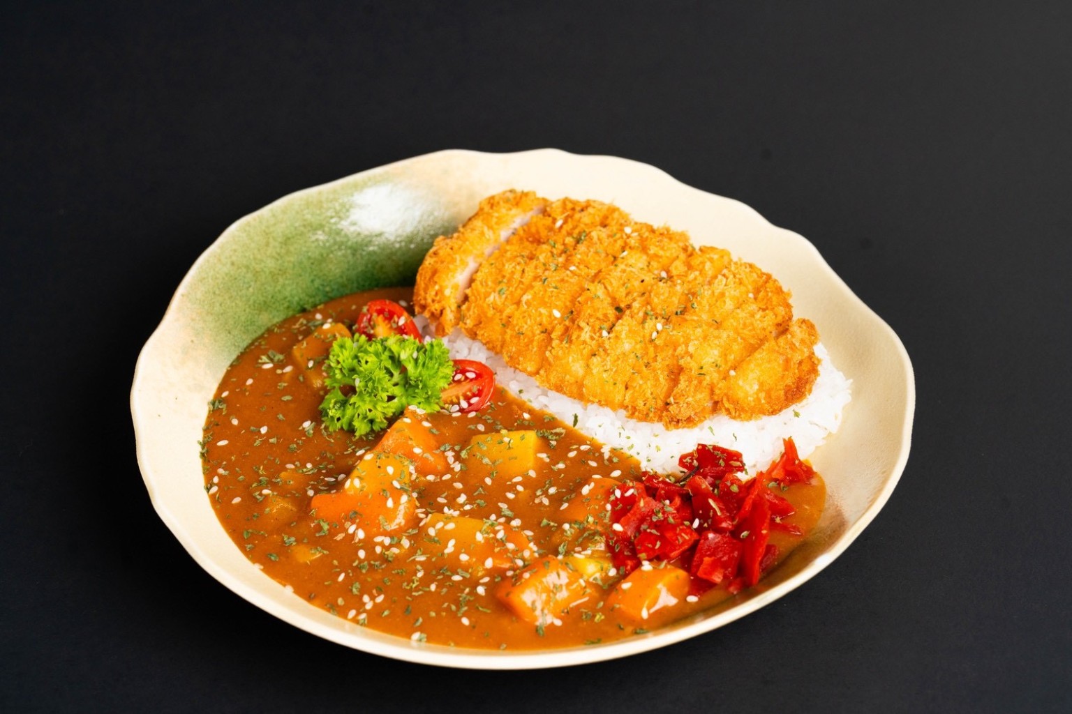 ข้าวแกงกะหรี่หมูทงคัตสึ ภาพอาหารจากร้าน SHIPPO